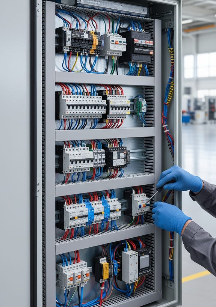 montagem de painéis elétricos industriais